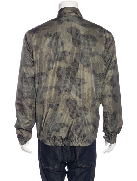 gucci nylon jacket black|Gucci camouflage jacket.